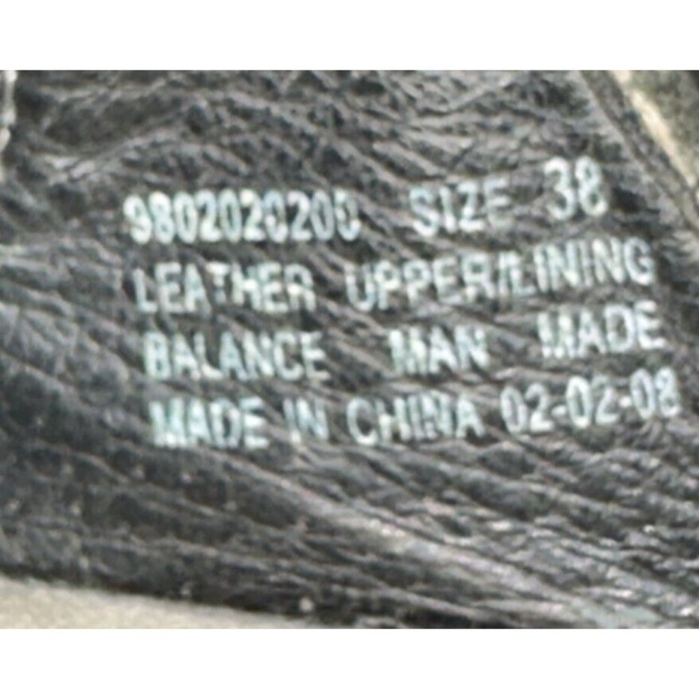 Dansko Sandals Womens 38 Sela Cross Strap Slip On Wedge Slide Black Leather - Picture 7 of 7